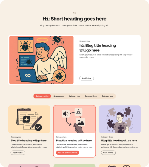 blog listing