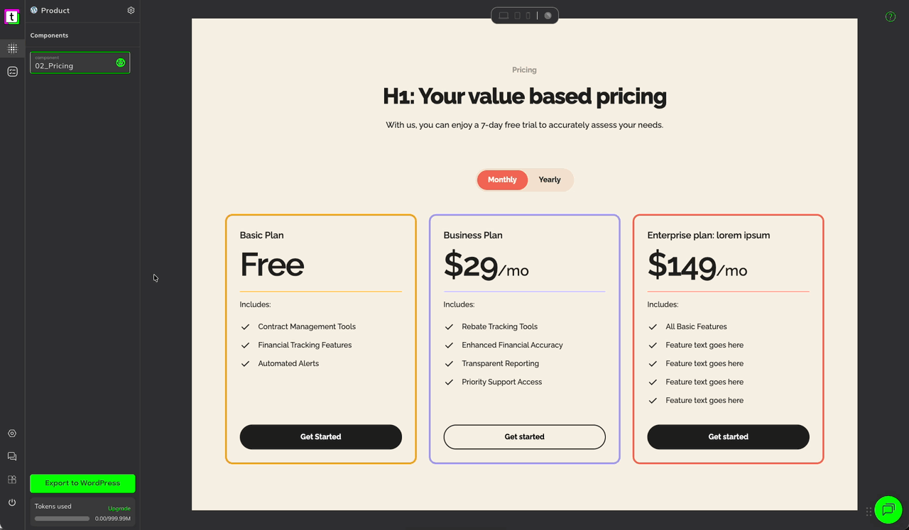transjt - exoort Design to WordPress